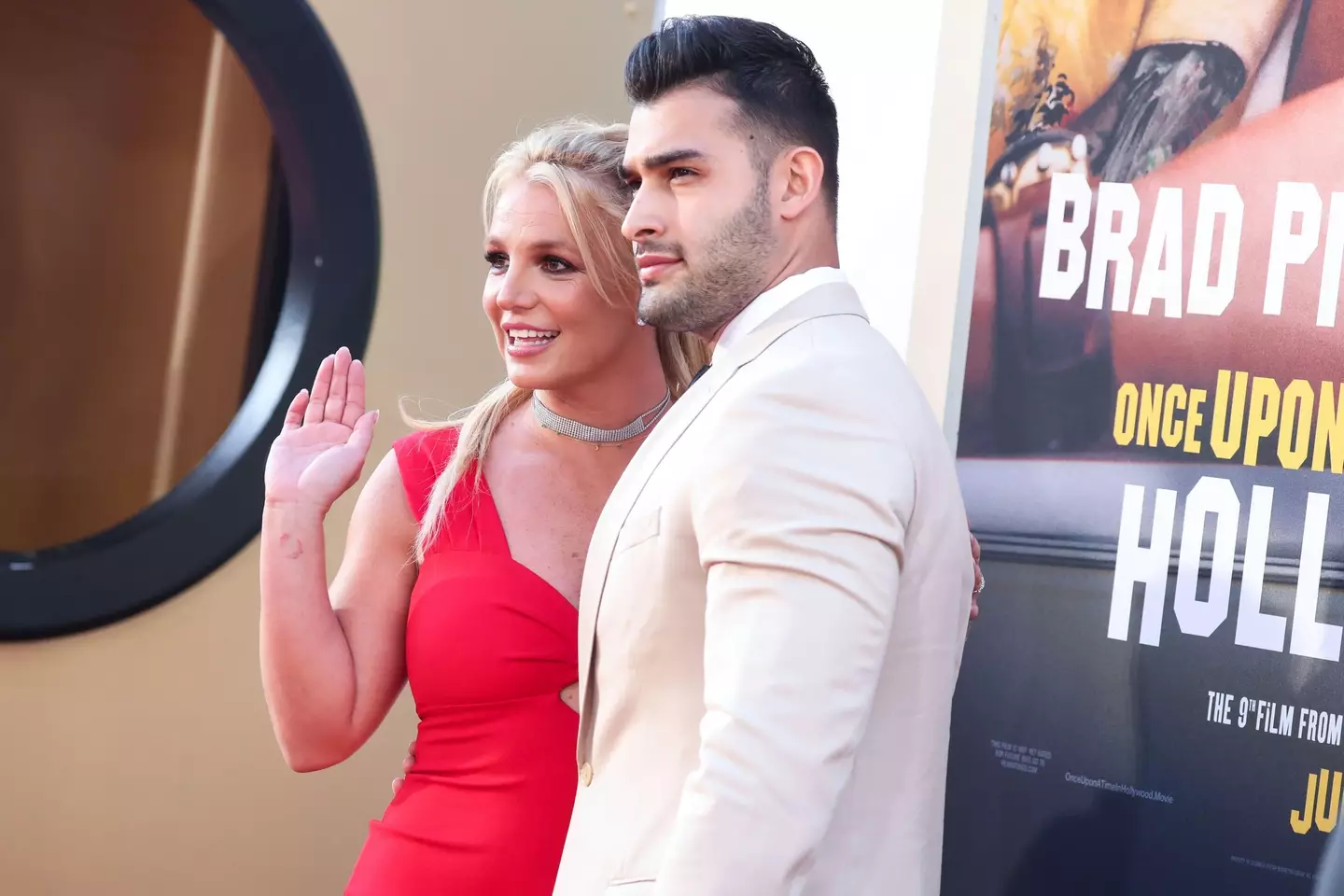 Britney Spears and Sam Asghari.