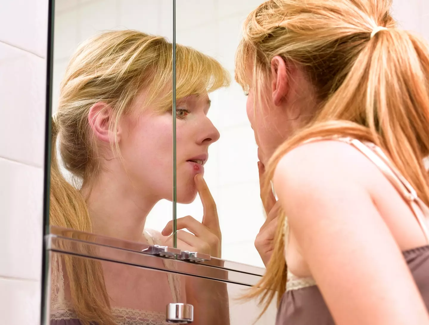 A study discovered a possible connection between HSV-1 and Alzheimer's disease (Getty stock)