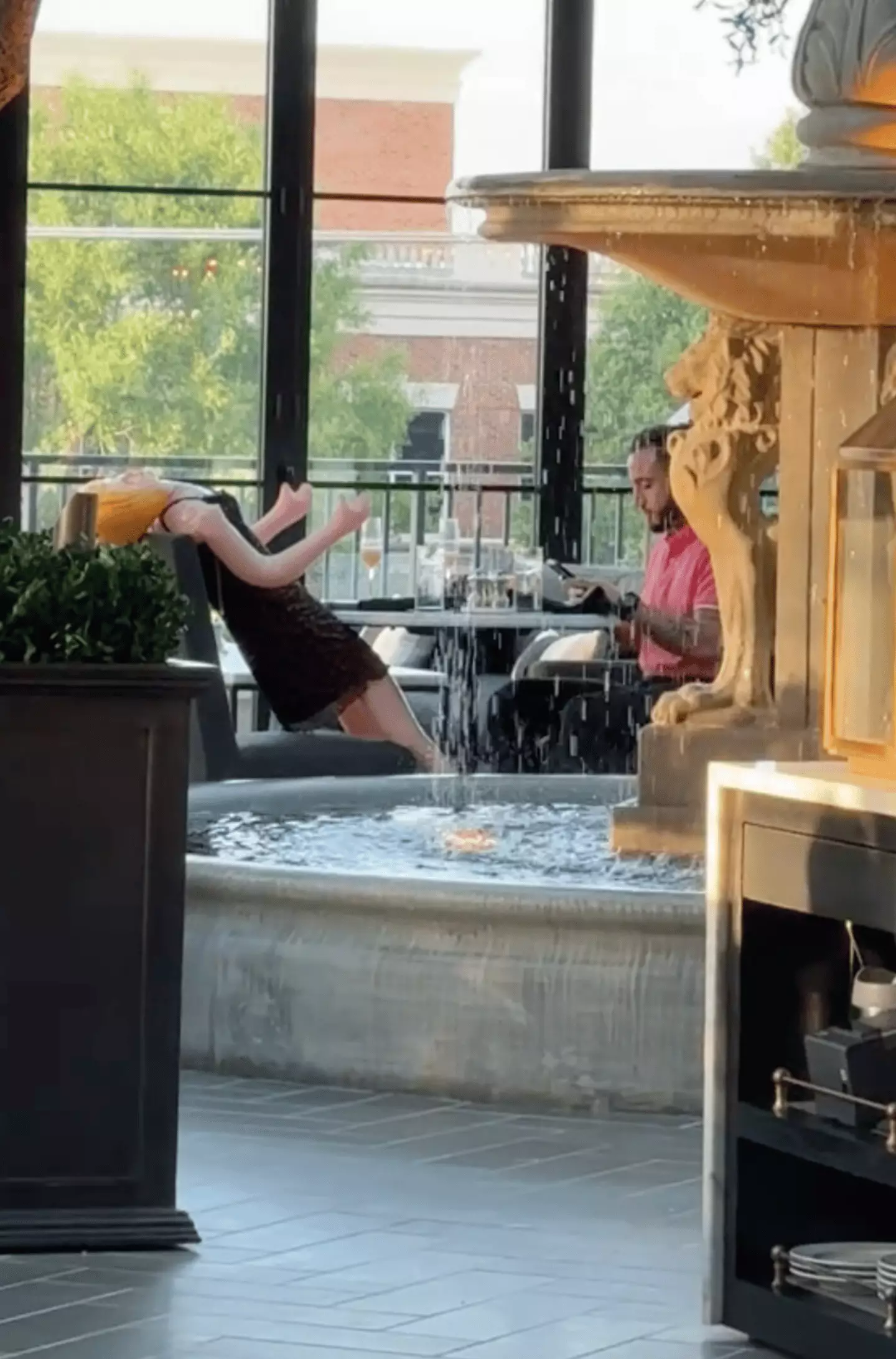 A man brought a rather unusual date to a nice restaurant in Charlotte. (TikTok/@t_bjork)
