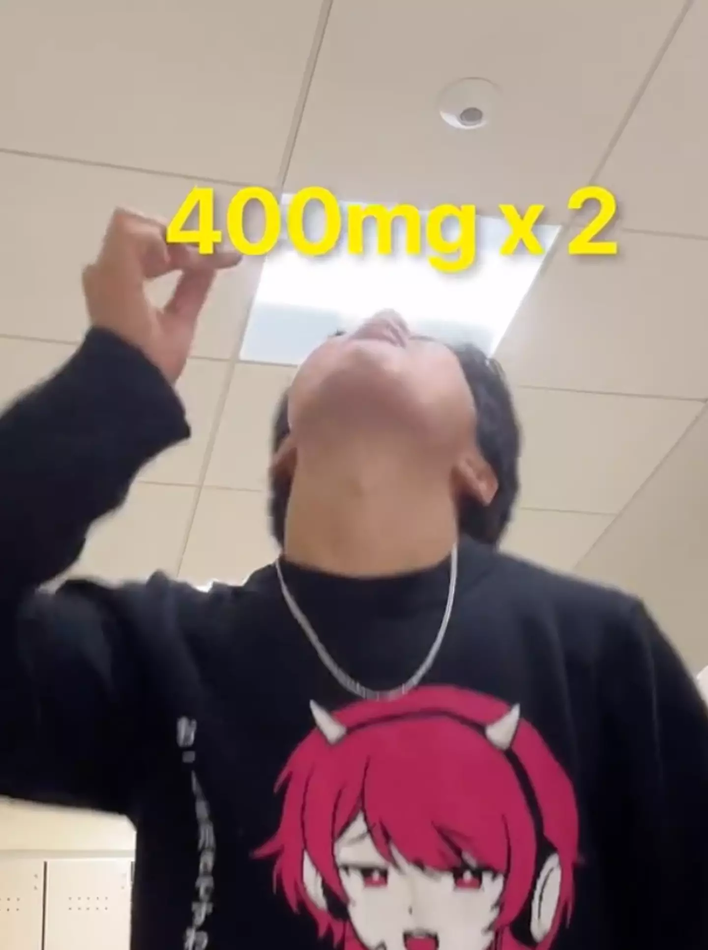 Mino consumed 790mg of caffeine.