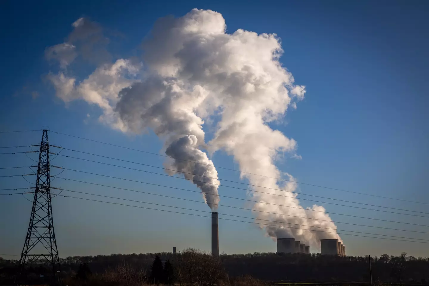 Carbon is released into the atmosphere by burning gas (Andrew Aitchison / In pictures via Getty Images)