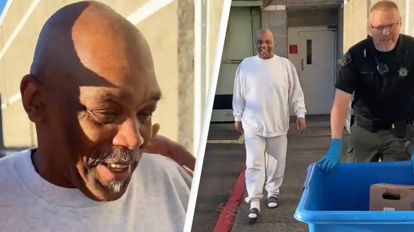 Man sentenced to death in 2004 for murder walks free from prison after conviction gets reversed