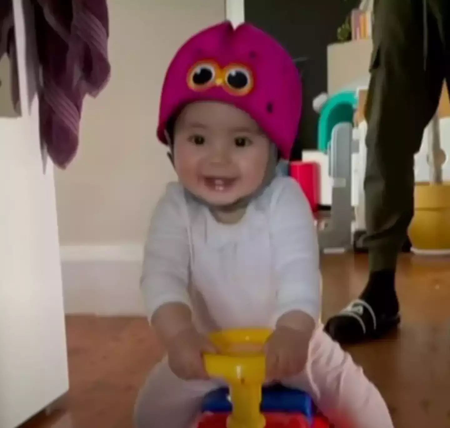 The little girl died after being left in a hot car (7News Australia)