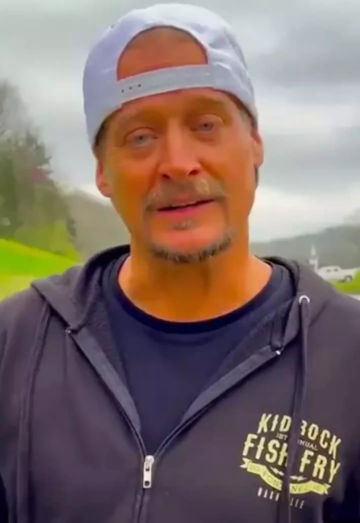 Kid Rock posted a video of himself shooting cans of Bud Light.