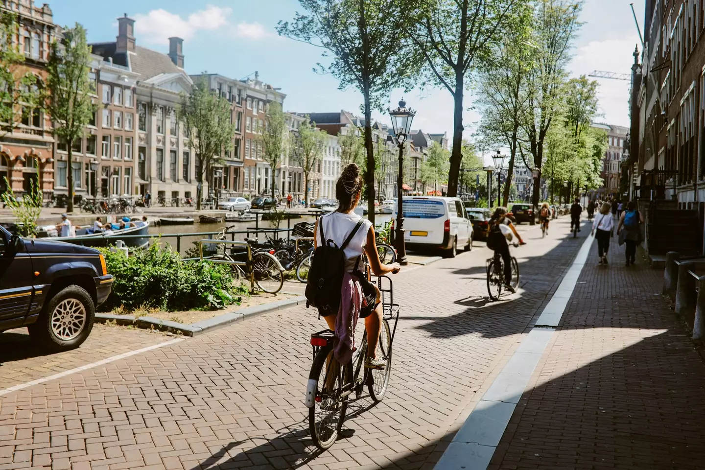 The site just warns to watch out for cyclists in the Netherlands (Getty Stock Images)