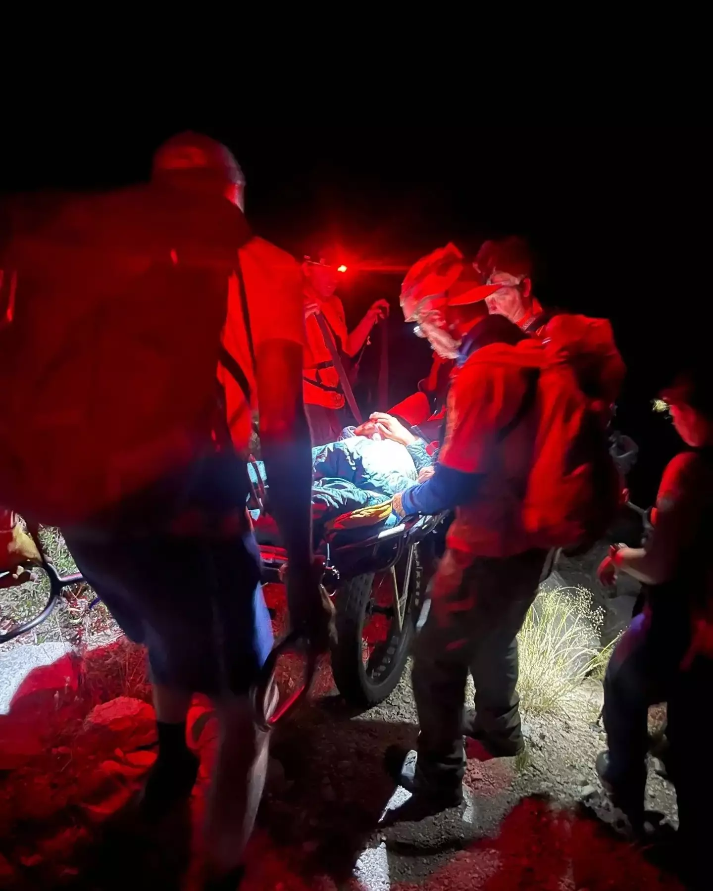 The incident occurred on Wednesday June 12 as the woman was hiking on the Taboose Pass Trail. (Inyo County Search & Rescue/Facebook)