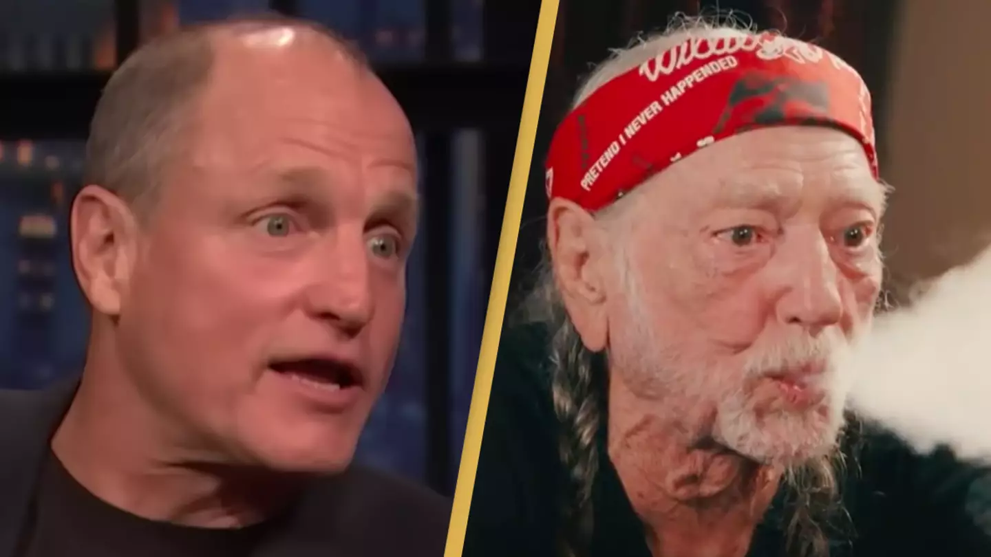 Woody Harrelson says he gave up weed until Willie Nelson got involved