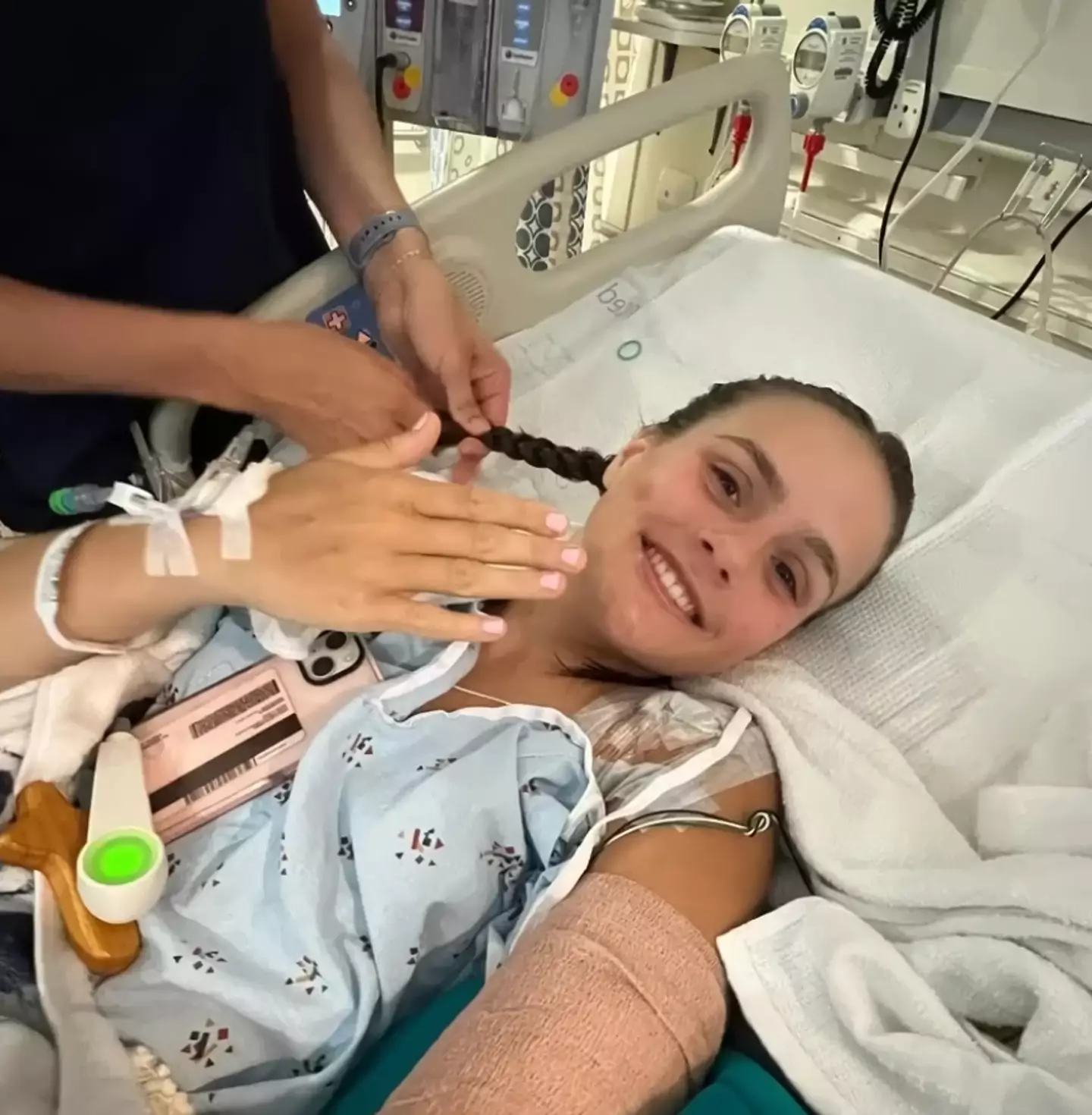 Lulu lost her left hand and part of her right leg, as well as two-thirds of her blood (This Morning/ITV)