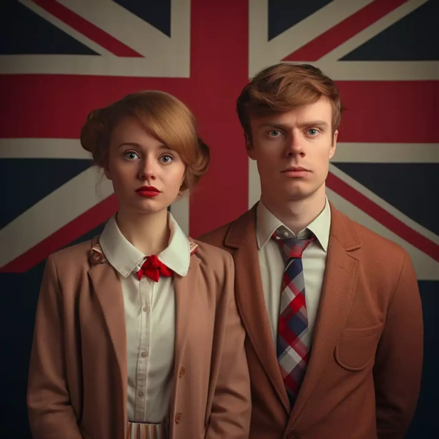 Brits questioned why the average couple look like something from the Peaky Blinders.