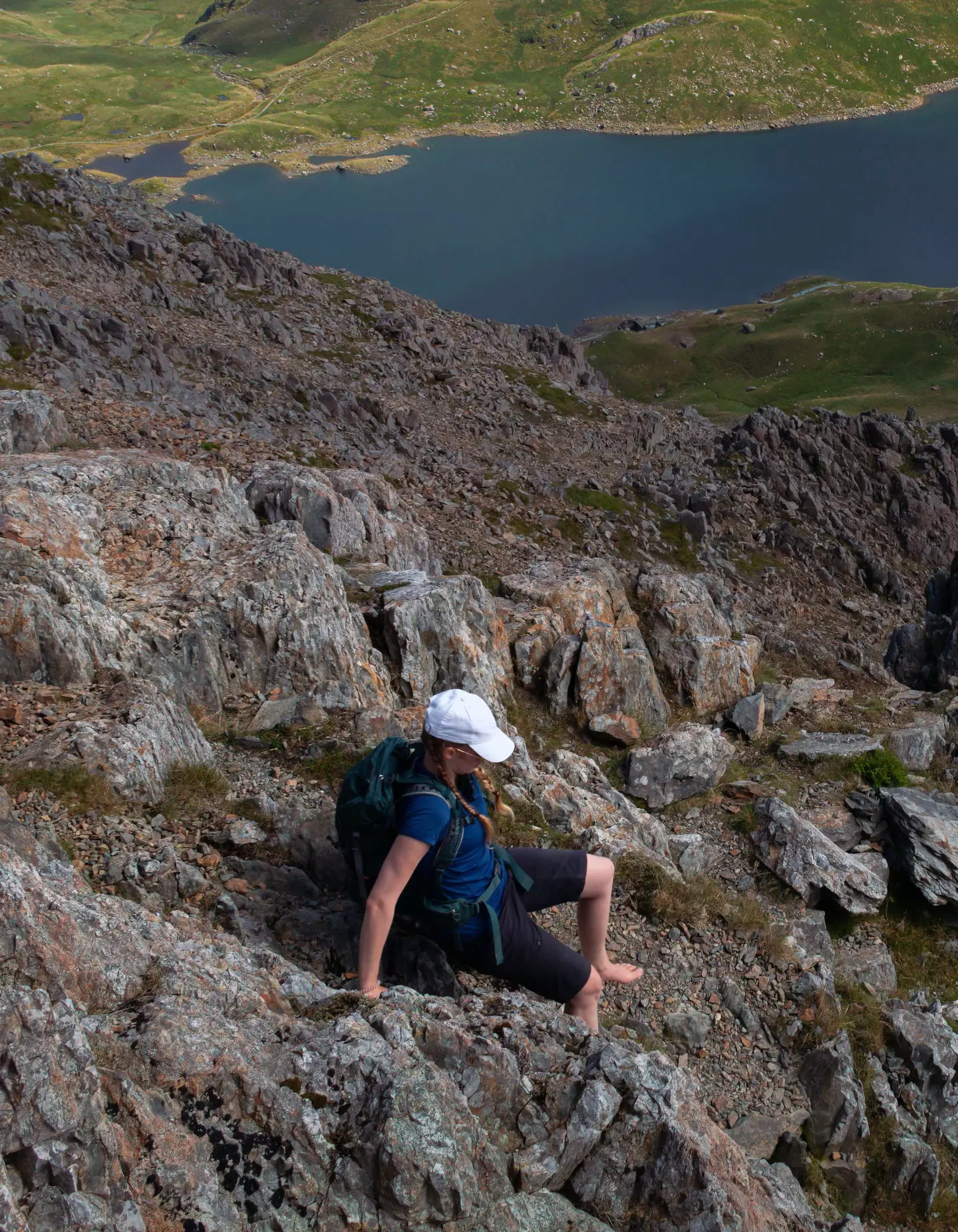 She's even climbed Mount Snowdon in Wales without shoes.