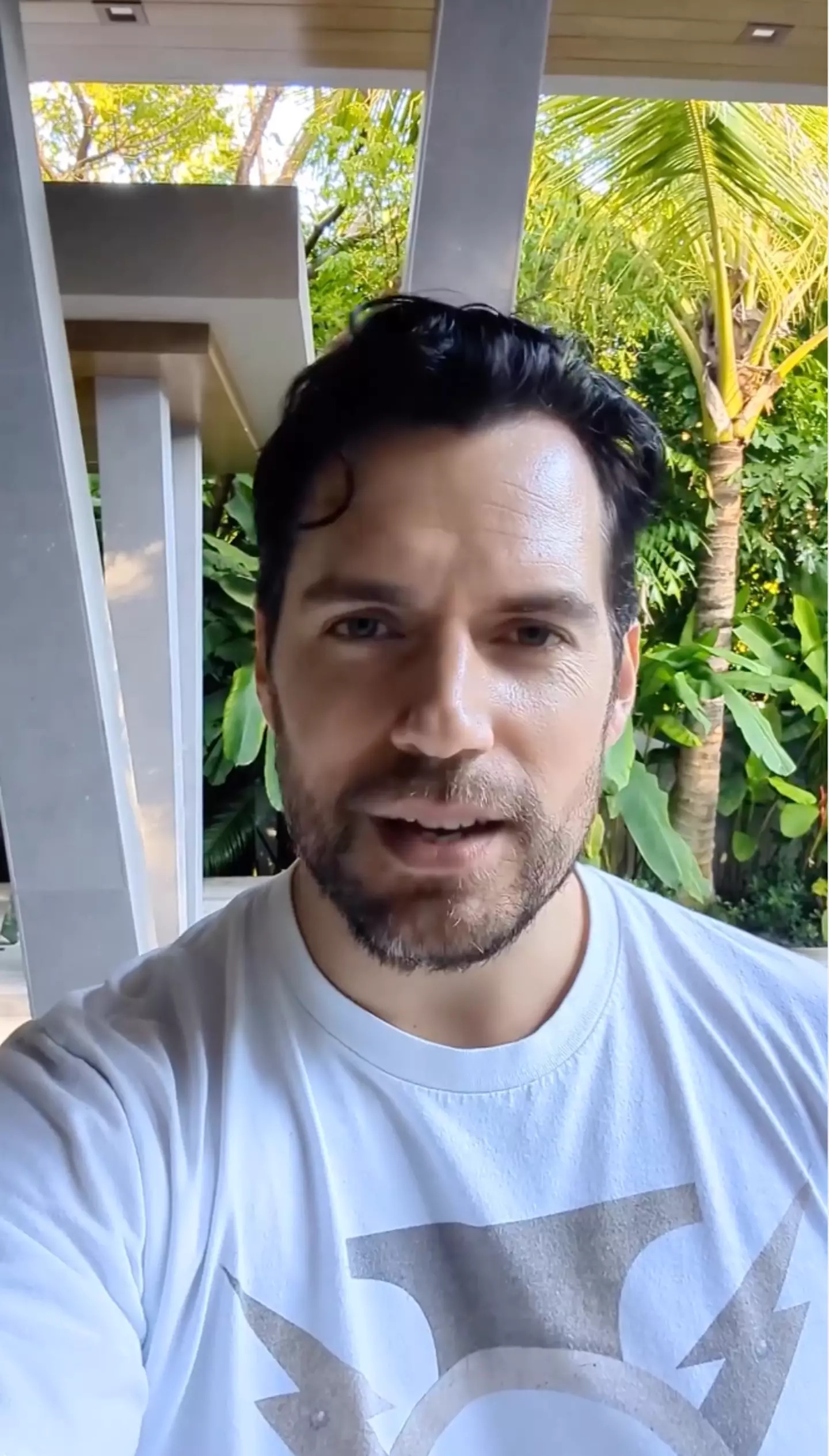 Henry Cavill had excitedly told fans about his return.