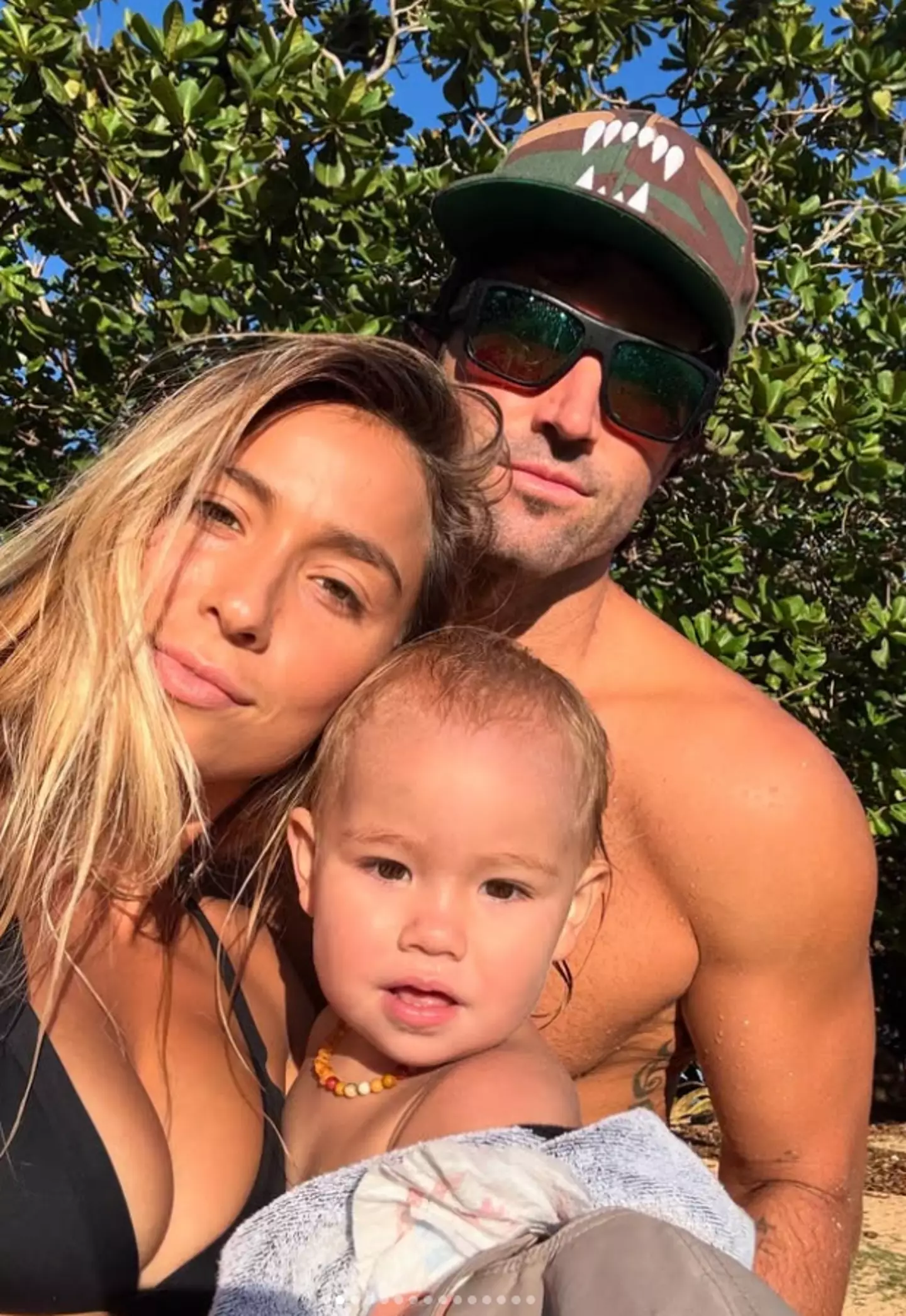 Brody with fiancee, Tia Blanco, and daughter, Honey (@brodyjenner/Instagram)
