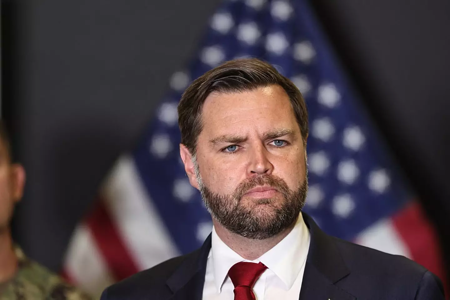 Vance shared his thoughts about animal cruelty on the Pod Force One podcast (FADEL SENNA/AFP via Getty Images)