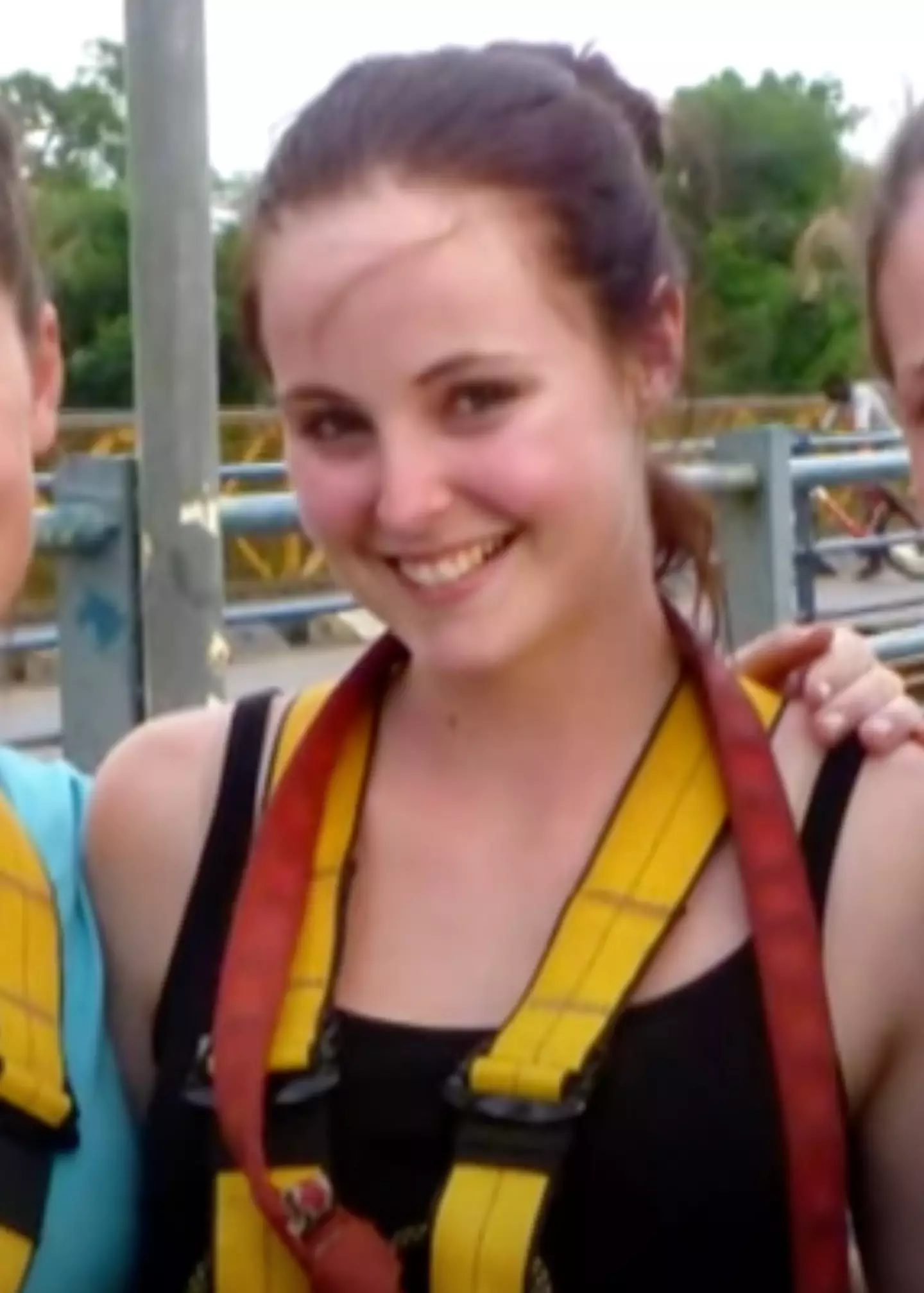 Erin fell 360 feet after her bungee cord snapped.