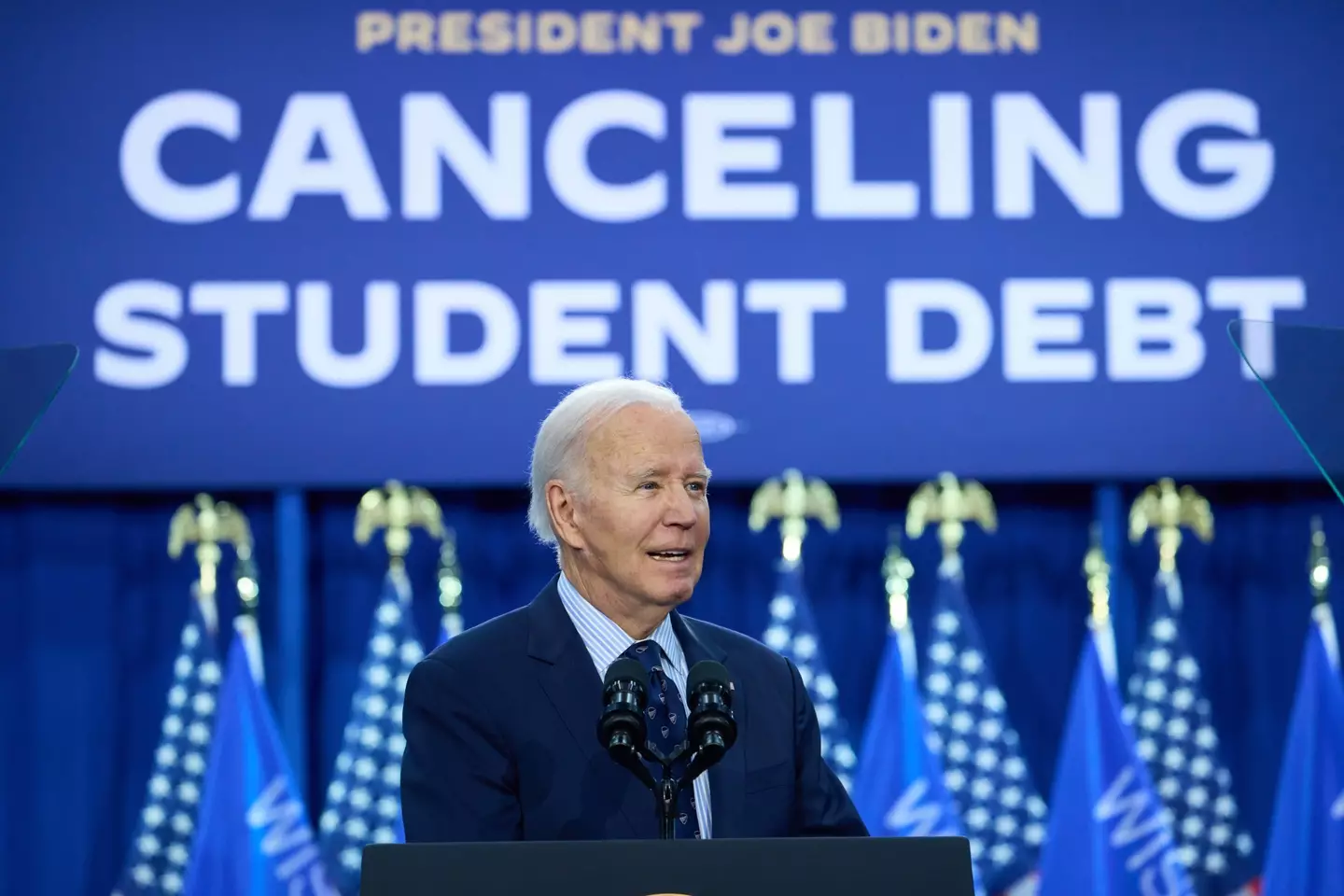 Alas, the canceling of student debt may've now come back to bite borrowers in the butt (Daniel Steinle/Bloomberg via Getty Images)