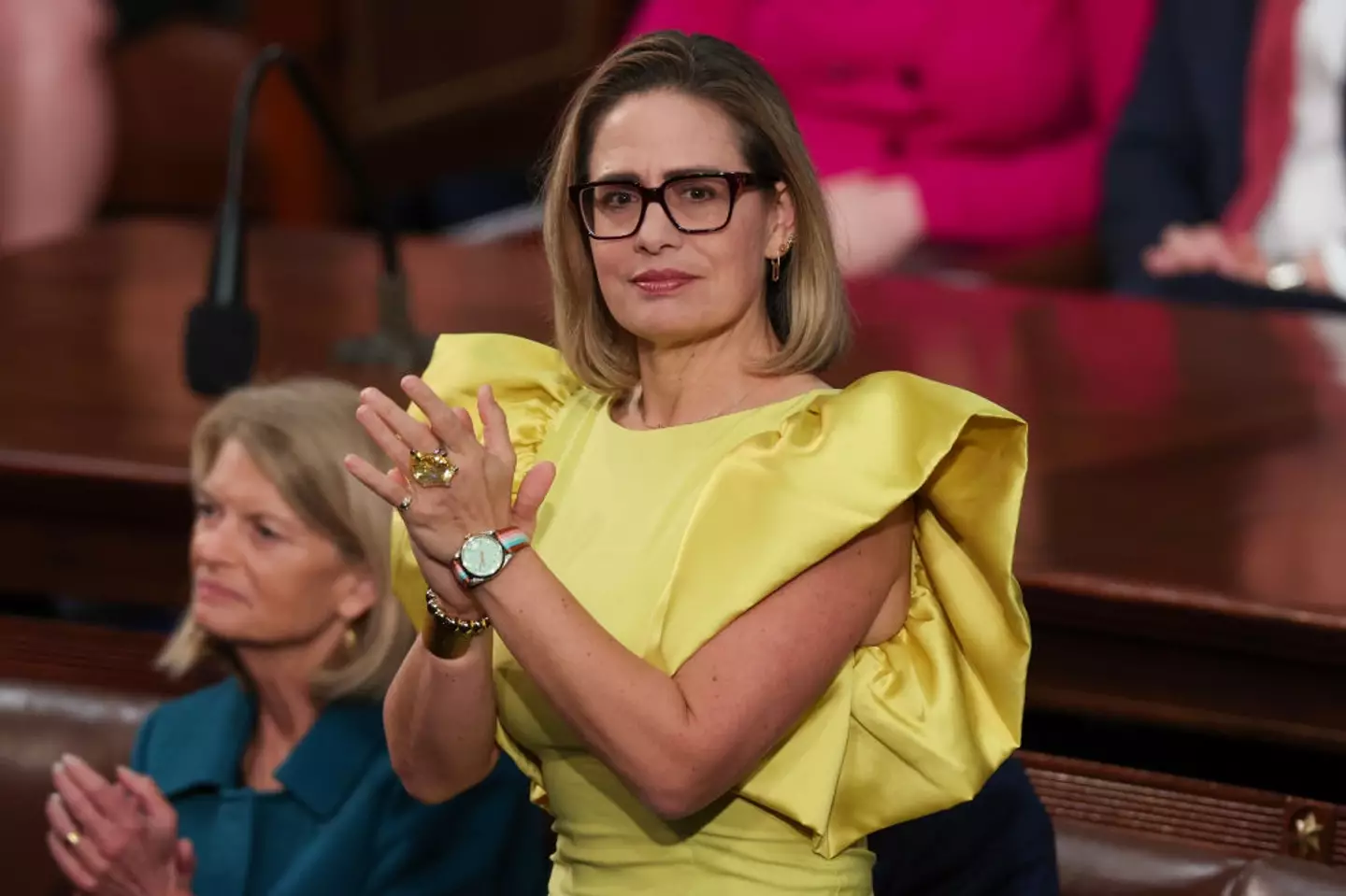 Sinema could be successfully sued under the 'alienation of affection' law (Win McNamee/Getty Images)