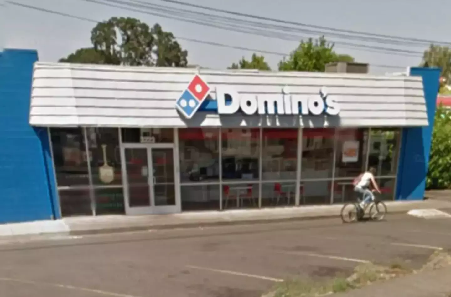 The Domino's where Kirk ate all the pizza.