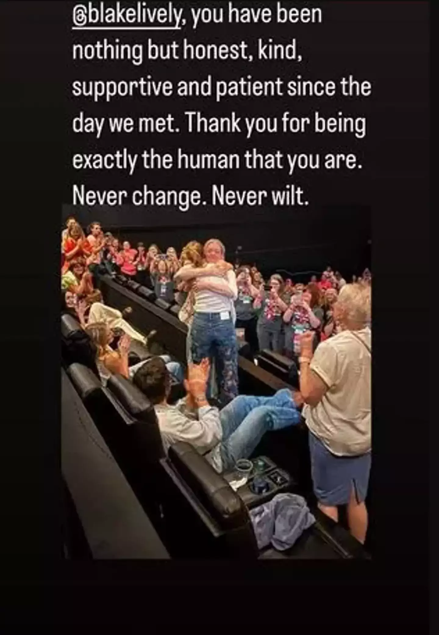 Hoover uploaded a story on Instagram in support of Lively (colleenhoover/Instagram)