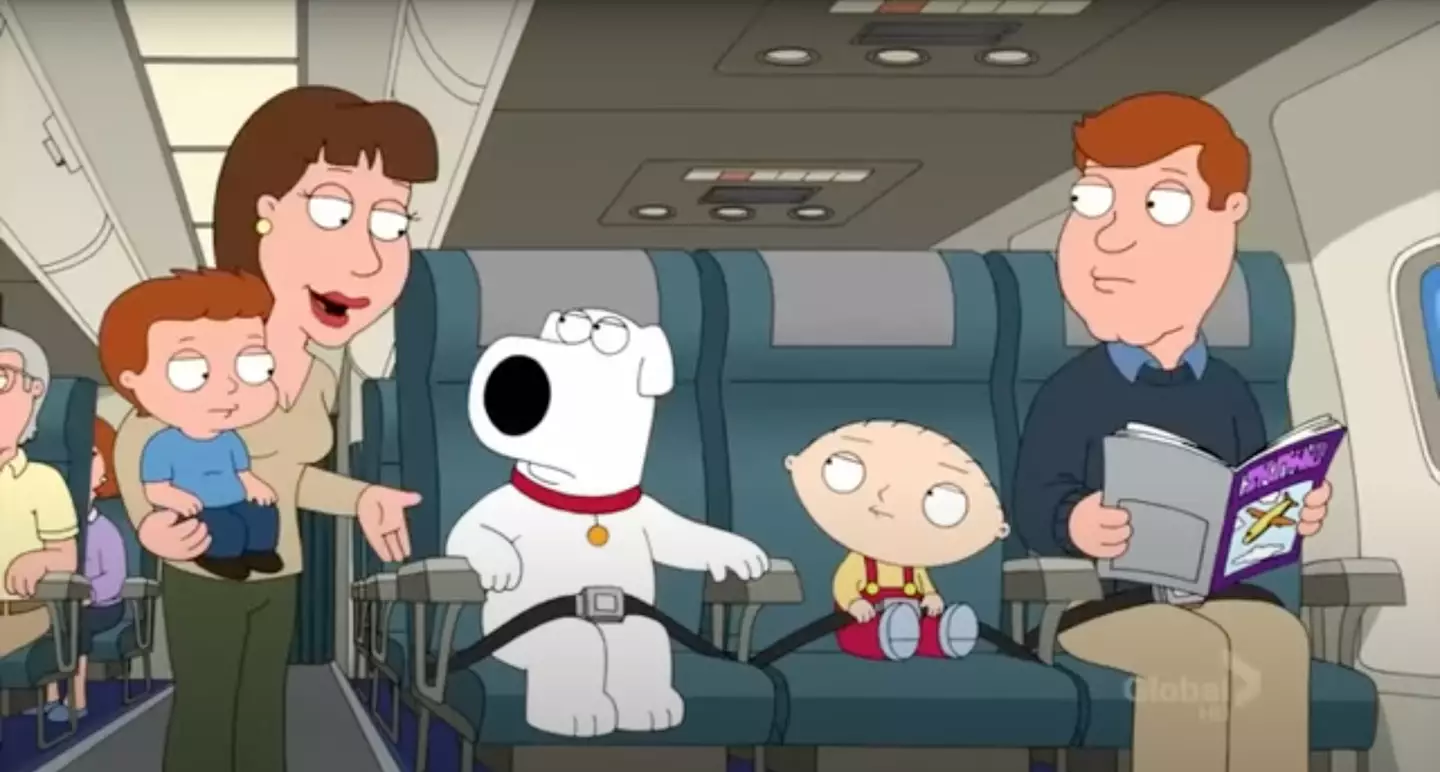 The scene from Family Guy.