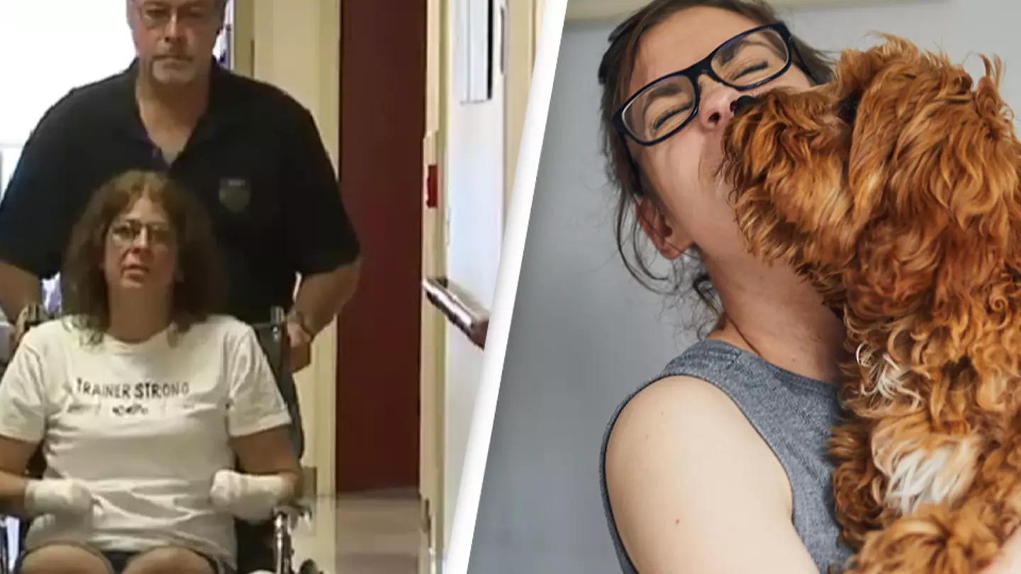 Vets issue urgent warning about kissing your dog after woman had arms and legs amputated