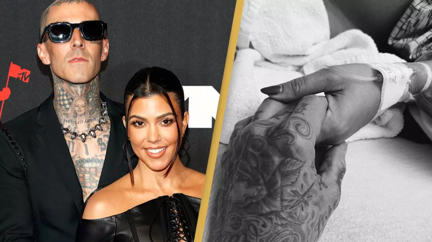 Pregnant Kourtney Kardashian rushed to hospital to 'save baby's life'