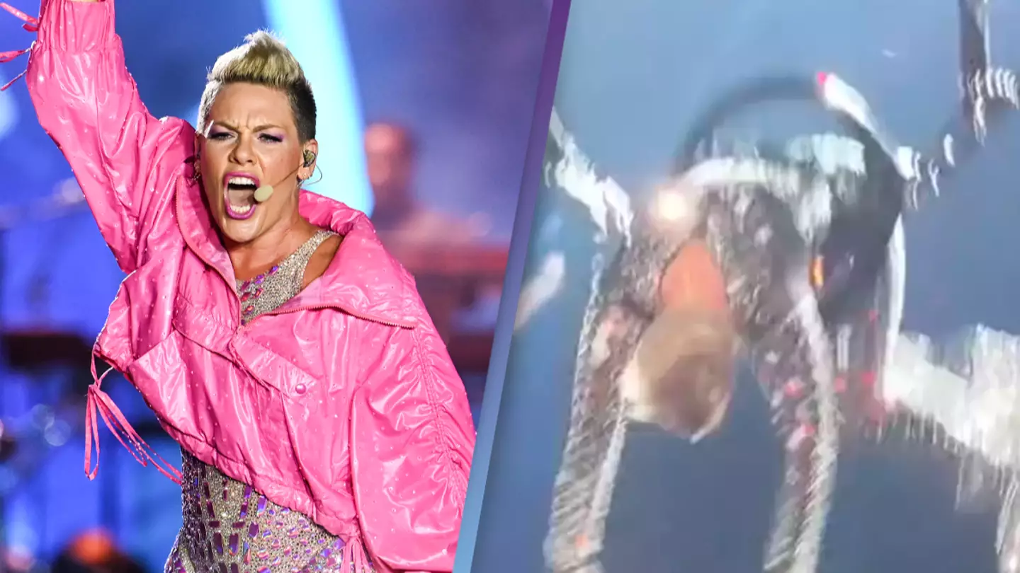 P!nk explains why she does crazy acrobatics at her concerts