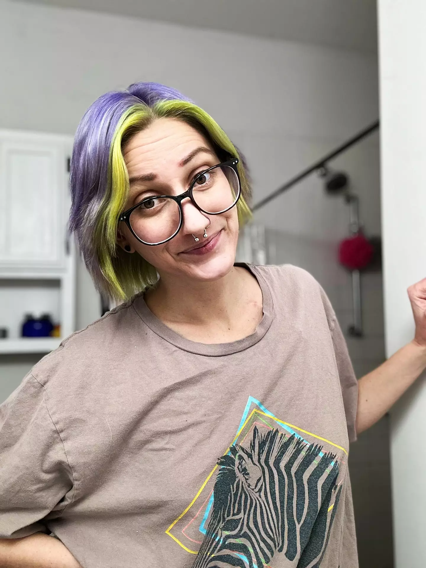 Allison opened up about her allergy.