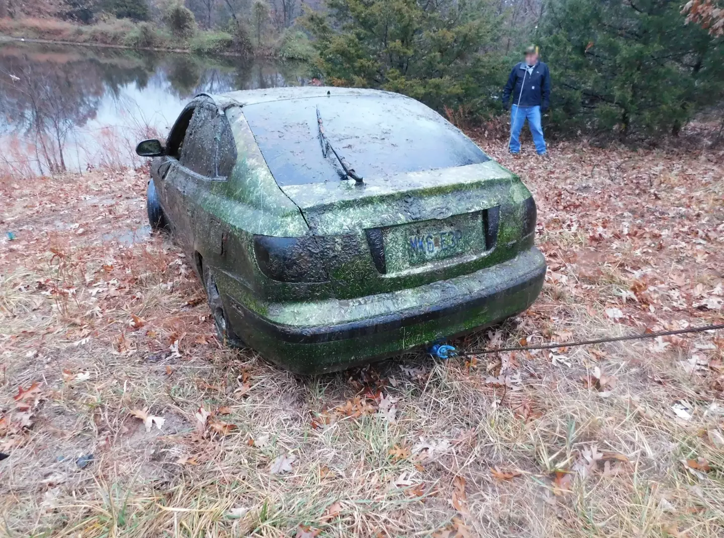 YouTuber James Hinkle came across Erwin's car while using freshwater mapping technology to search for the missing man.
