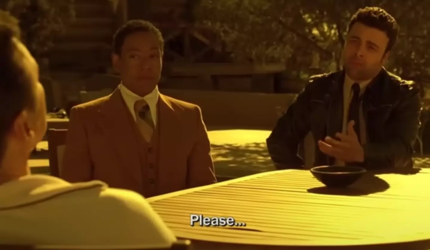 Cuando una escena tiene lugar en México u otros climas cálidos, el color suele cambiar, como en este momento icónico de Breaking Bad.