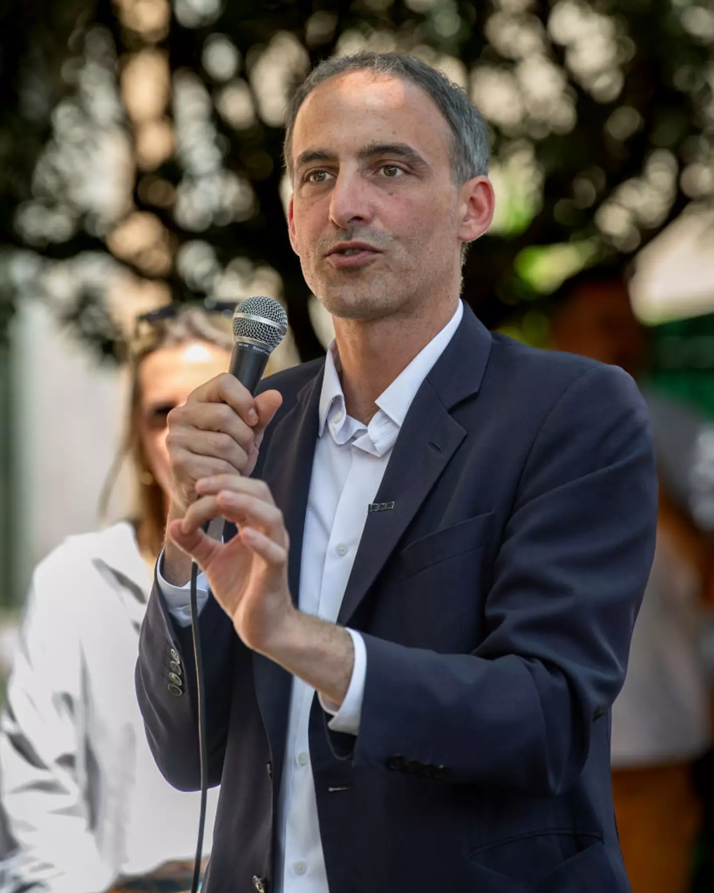 French politician Raphael Glucksmann has asked for the Statue of Liberty back (Laurent Coust/SOPA Images/LightRocket via Getty Images)