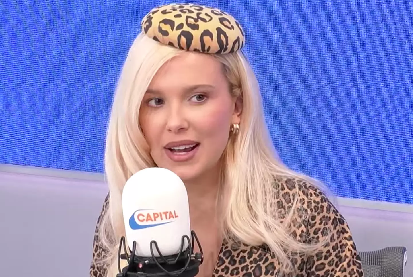 Millie Bobby Brown smirked as she said she was still on her parent's Netflix account (Capital FM)