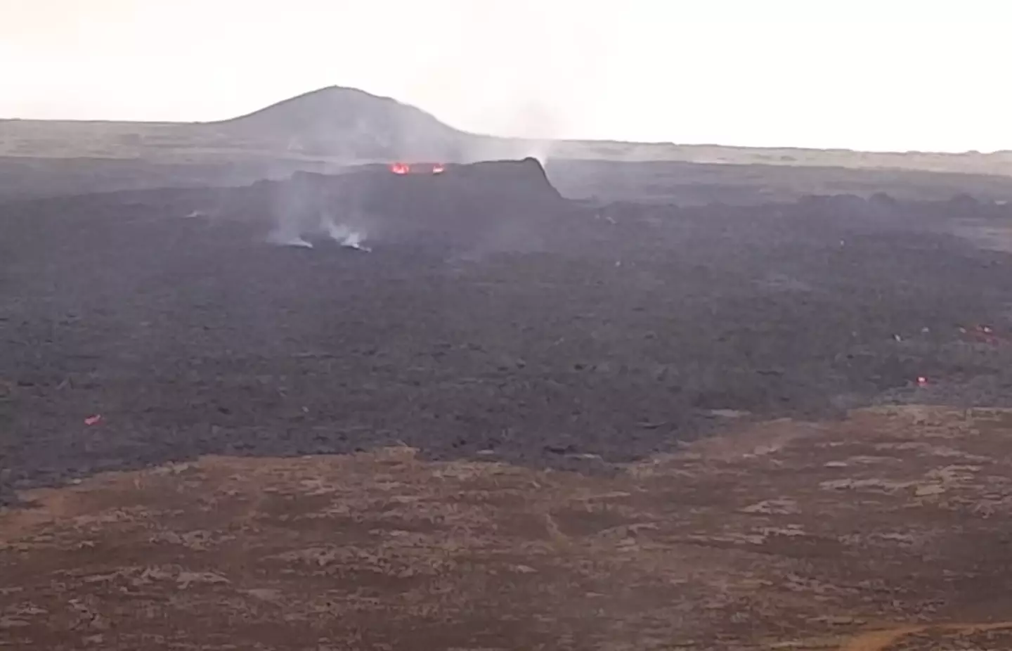 There is currently a live stream of the volcano.