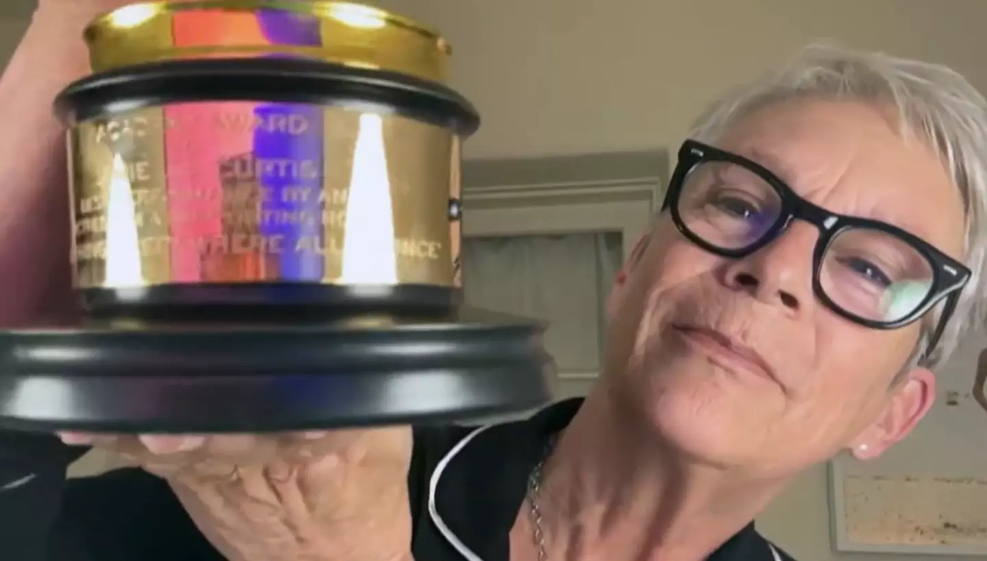 Jamie Lee Curtis has said she refers to her Oscar as 'they/them' in honor of her daughter Ruby.