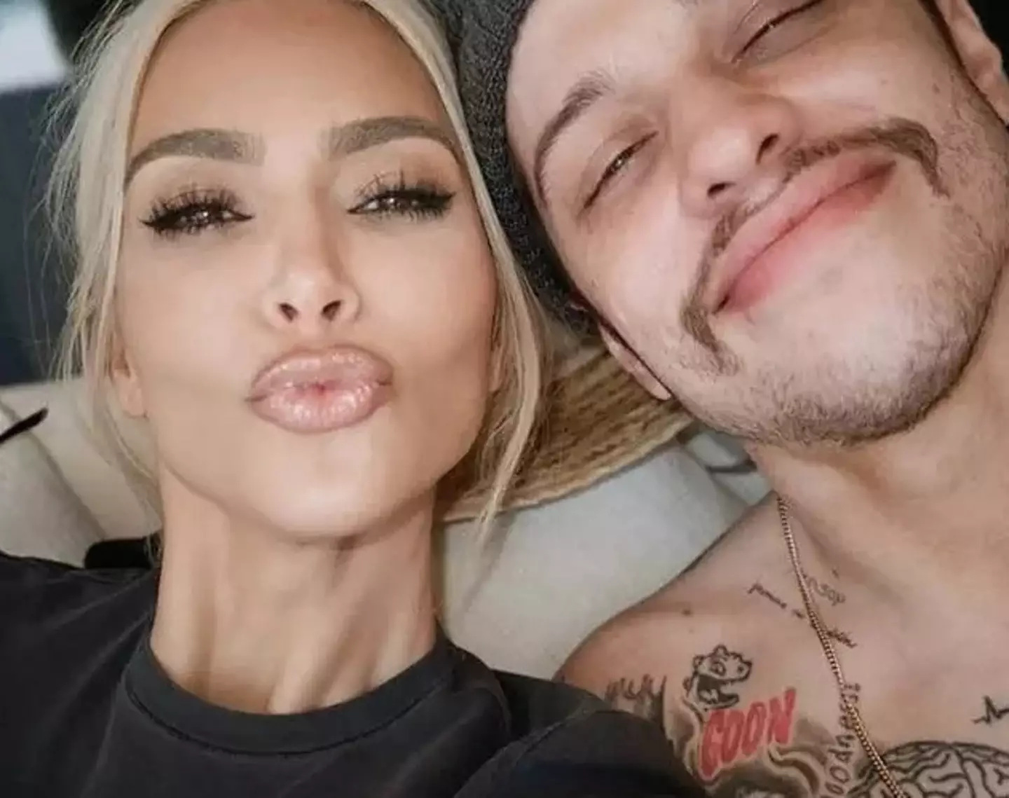 Kim Kardashian has opened up about her relationship with Pete Davidson.