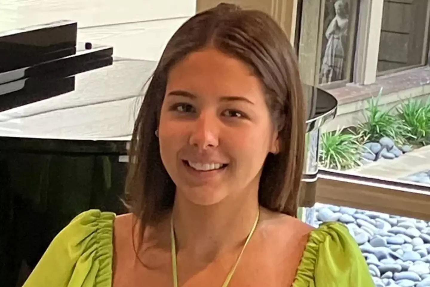 Joyce was chilling with friends when the floods hit (Facebook/Kellye Badon)