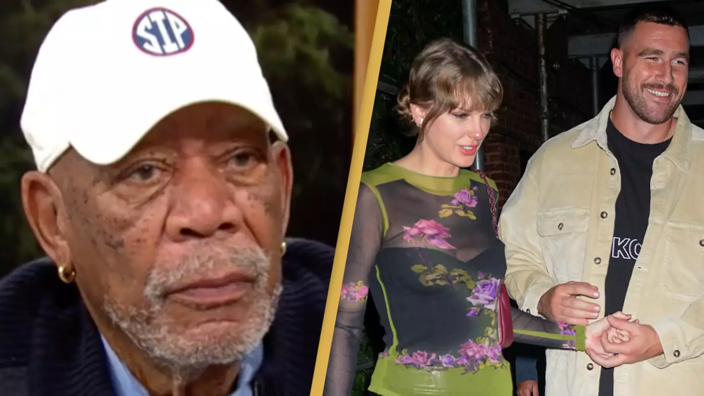Morgan Freeman has savage response when asked about Taylor Swift and Travis Kelce