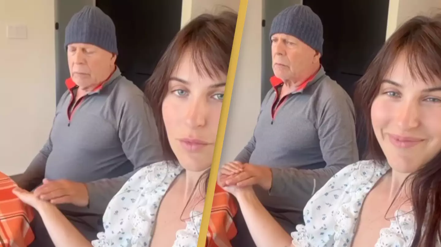 Bruce Willis grips onto daughter’s hand amid dementia diagnosis