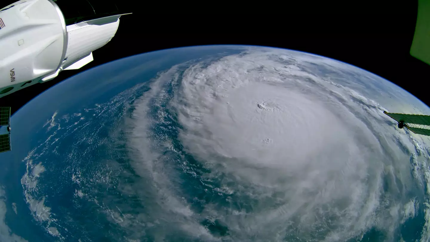 Hurricane Milton as pictured from the International Space Station (YouTube/Sen)