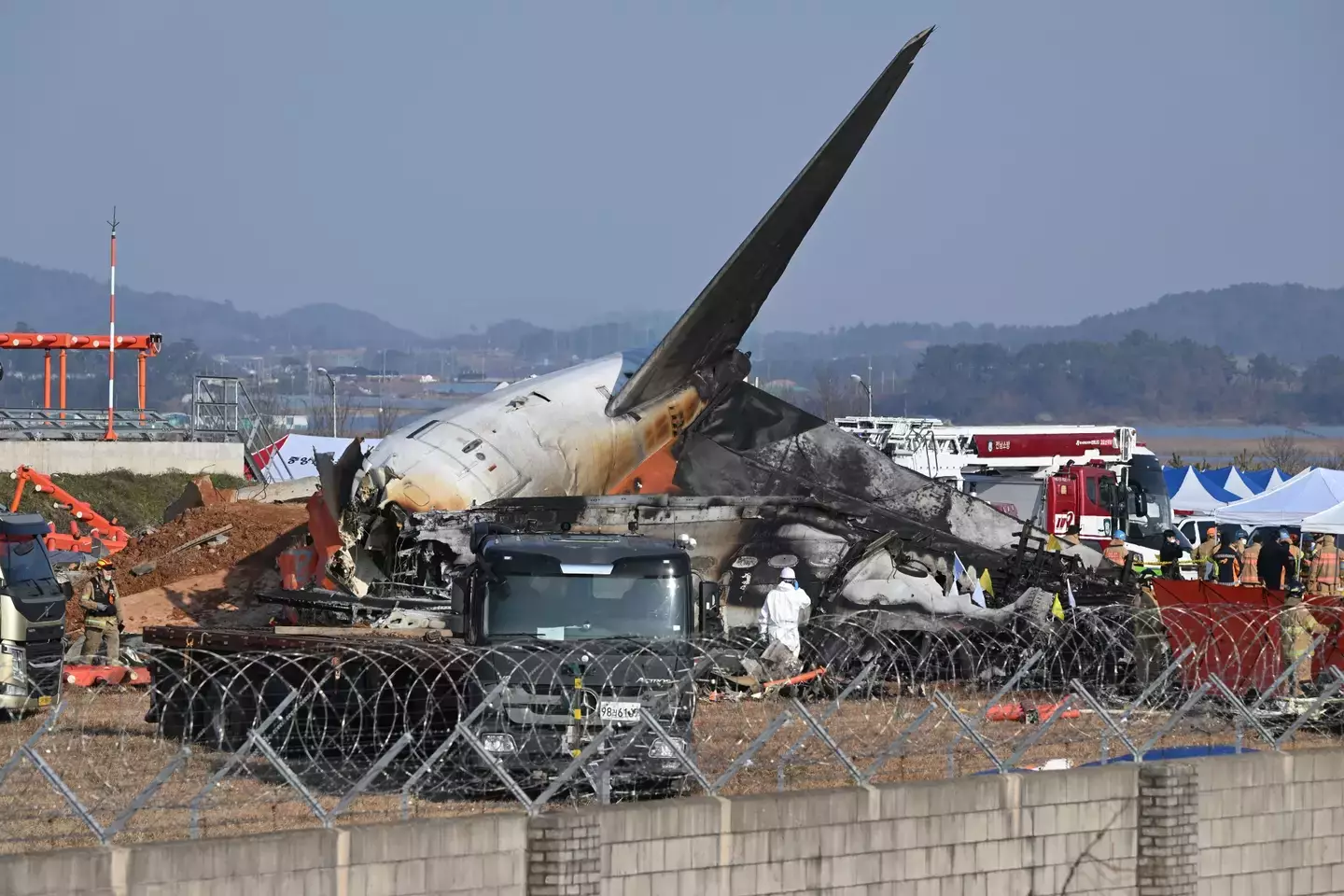 South Korea is currently in a 7-day period of mourning due to the crash (JUNG YEON-JE/AFP via Getty Images)