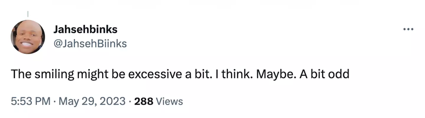 People called Grace's response 'excessive'.