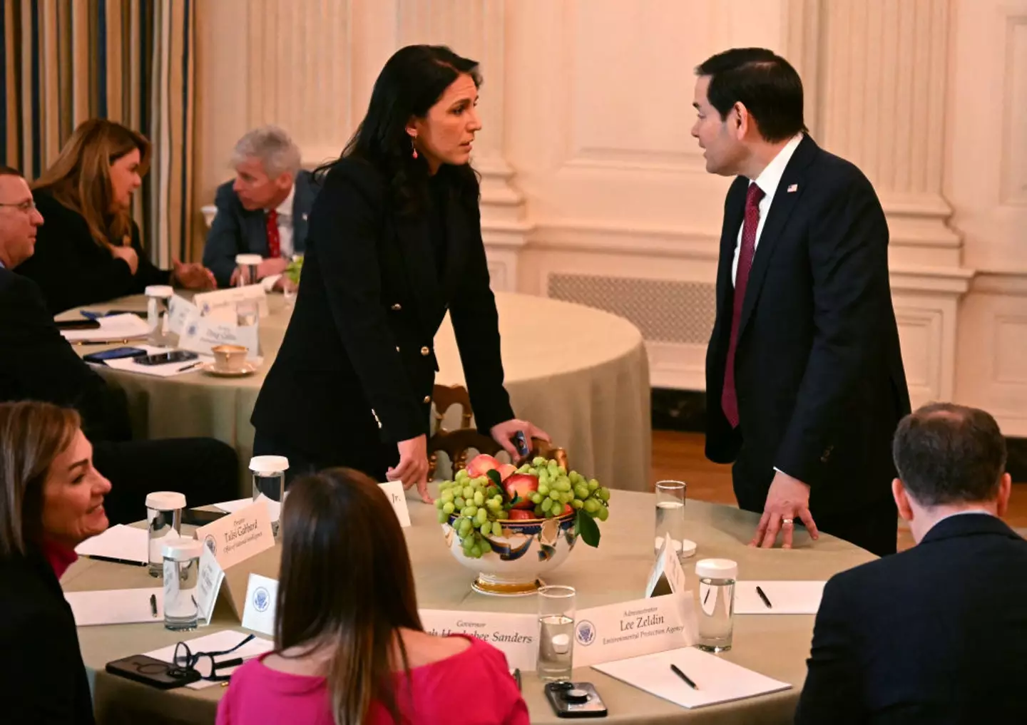 Also listed in the lawsuit is Tulsi Gabbard and Marco Rubio (JIM WATSON/AFP via Getty Images)