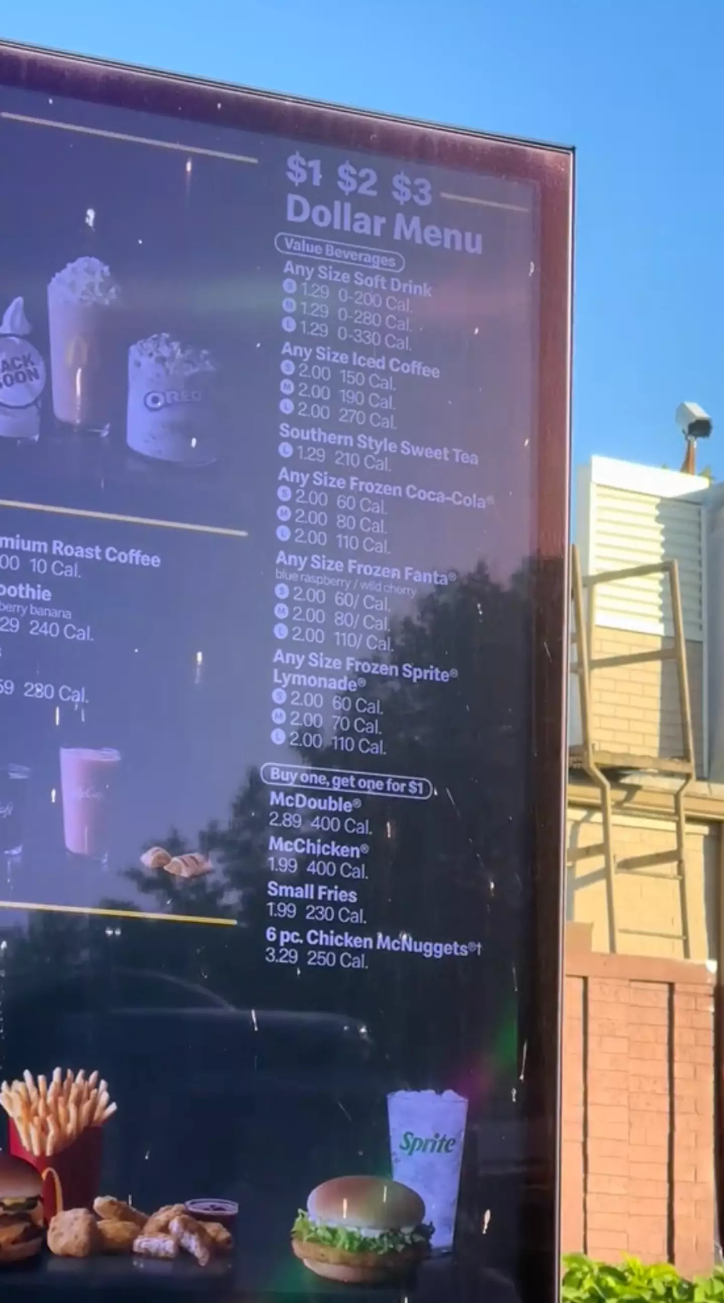 Not a single item on the menu was priced at a single dollar.