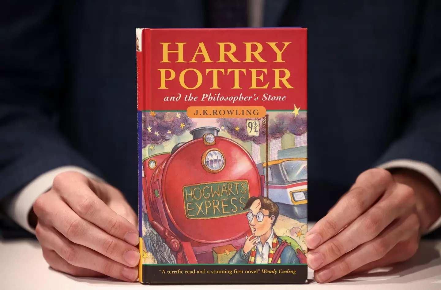 A rare first edition and signed copy of Harry Potter and the Philosopher's Stone is set to sell at auction for over £200,000.