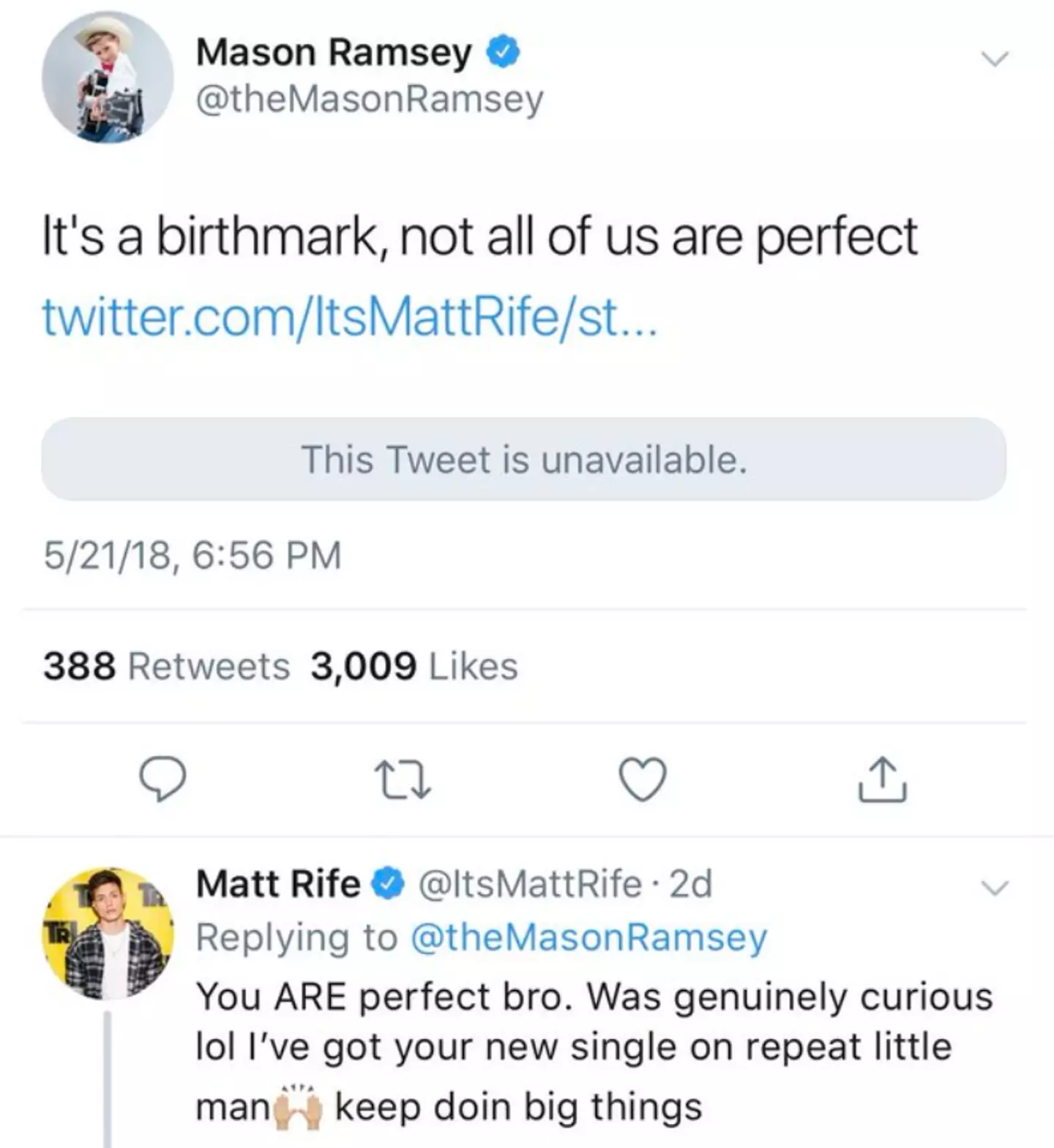 Ramsey hit back and won the internet's heart.