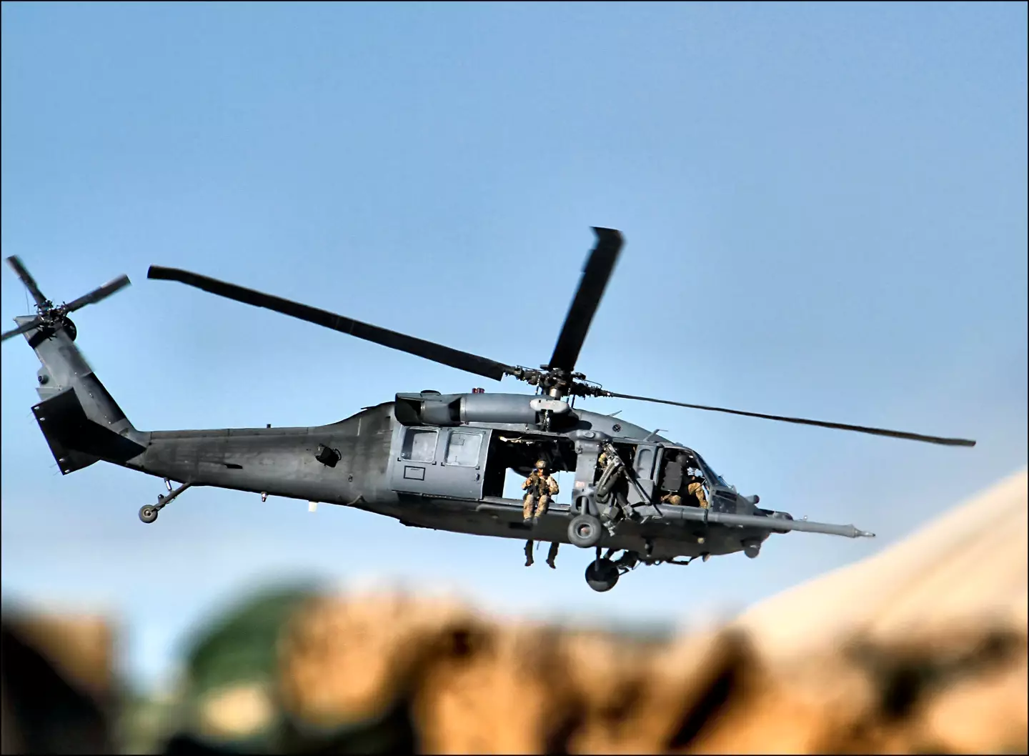 A Black Hawk helicopter.