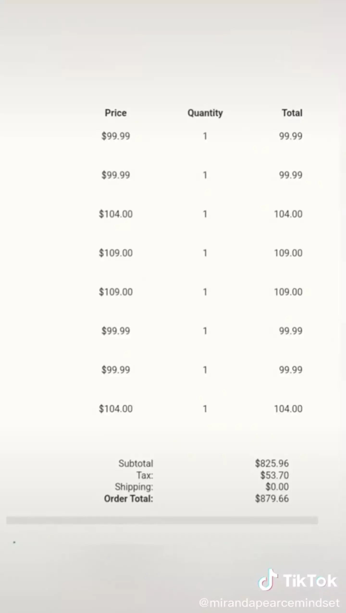 The tickets and fast passes Pearce bought.