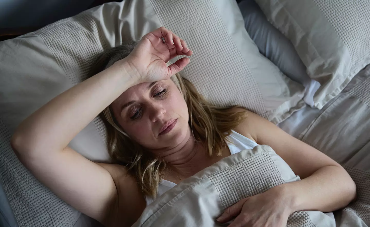If it frequently takes you 20 minutes or more to fall asleep, that may be a sign something's up too (Getty Stock Images)