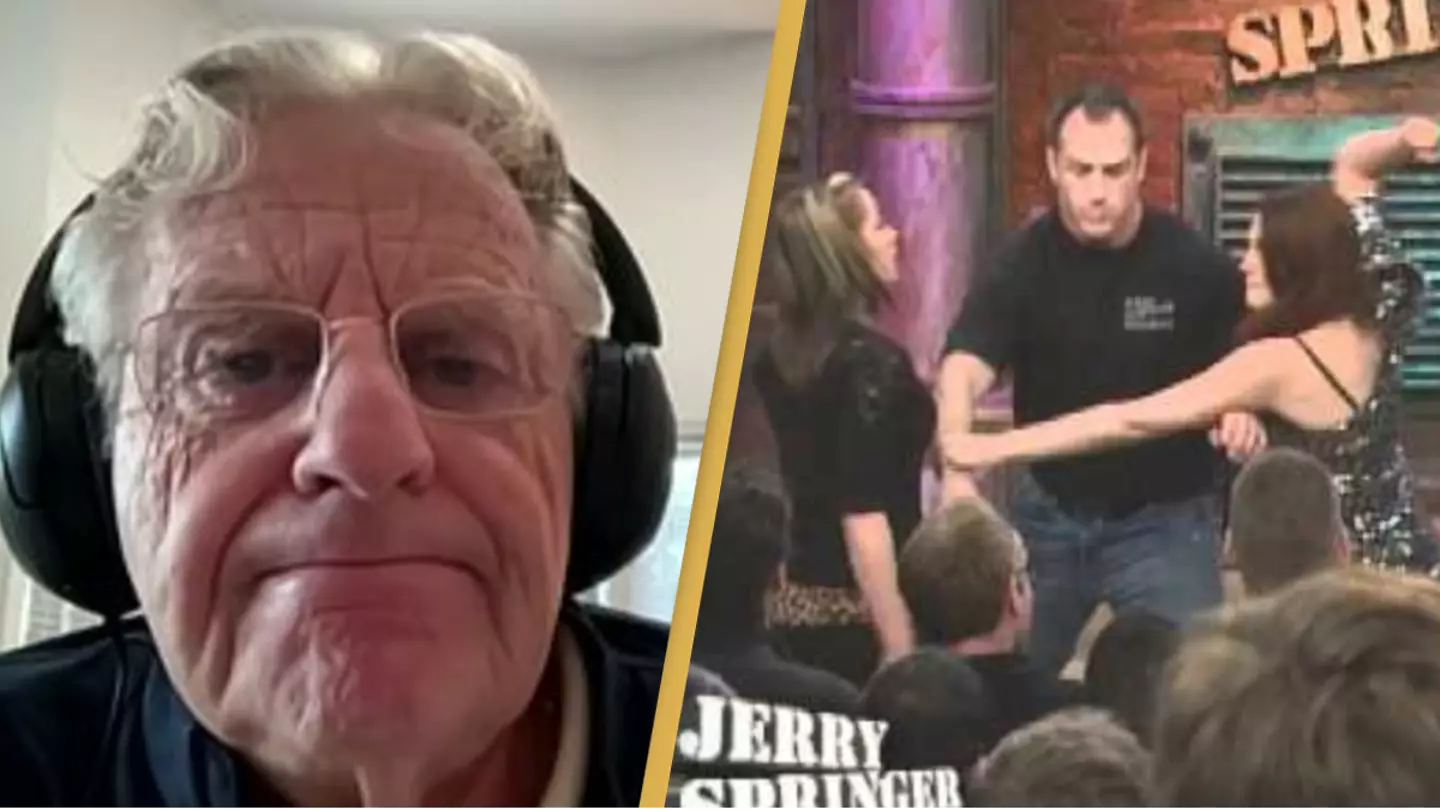 Jerry Springer addressed rumors that guests on his show were 'fake' earlier this year