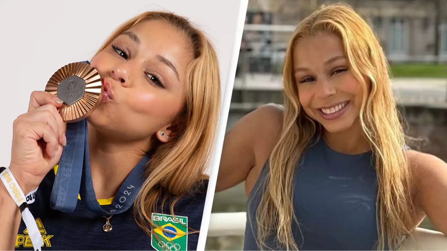 Olympic gymnast goes viral after fans find her profile on dating app