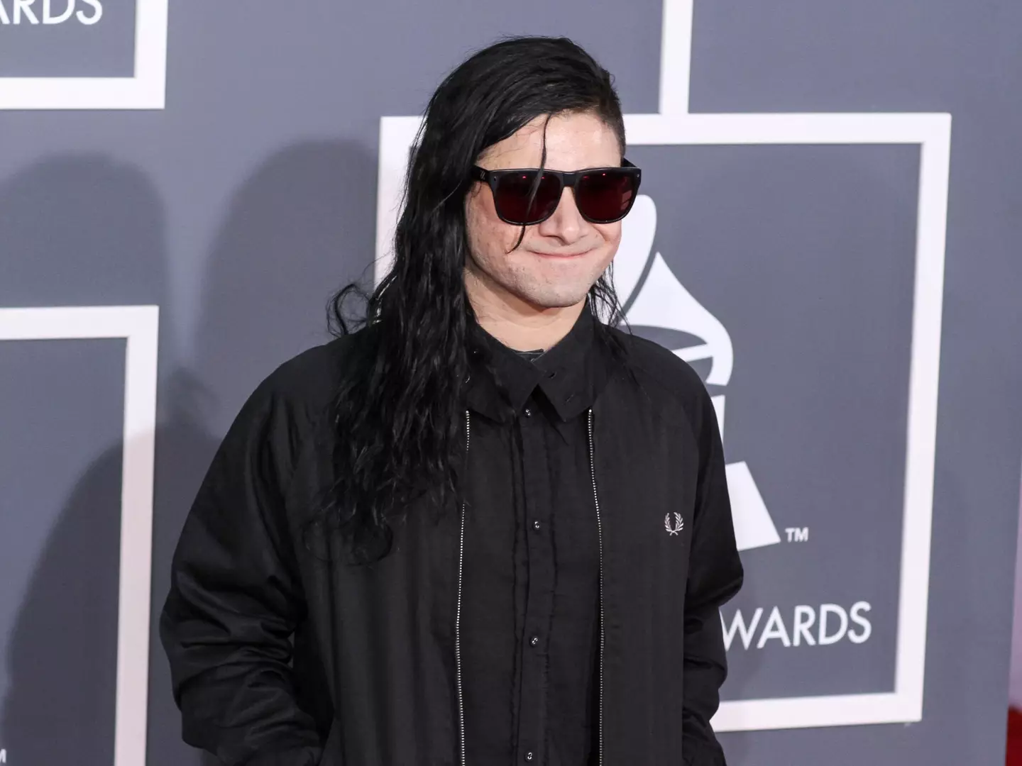 Skrillex was previously recognisable thanks to his long hair.